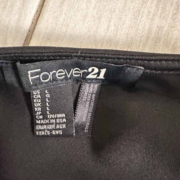 Forever 21 Black Dress with Gold Accents - Picture 4 of 4